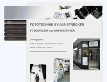 Tablet Screenshot of fototechnik-strecker.de